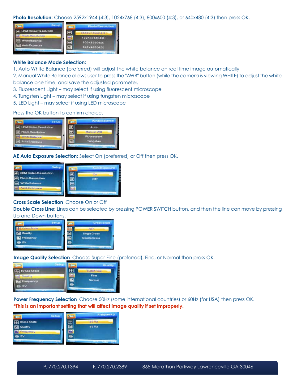 LW Scientific BioVID 1080P User Manual | Page 3 / 4