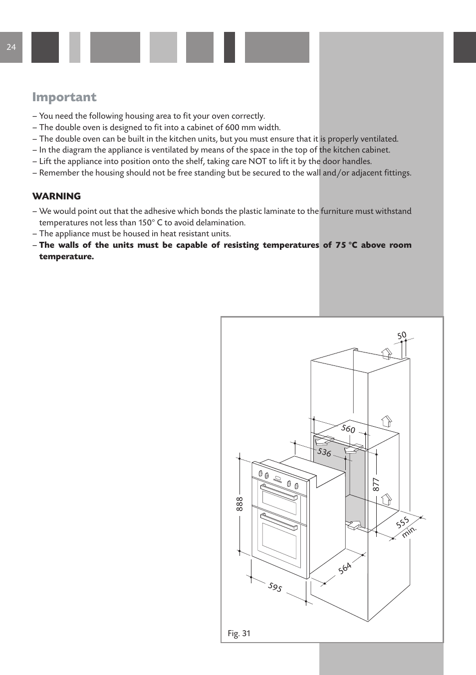 Important | CDA DC930 User Manual | Page 24 / 32
