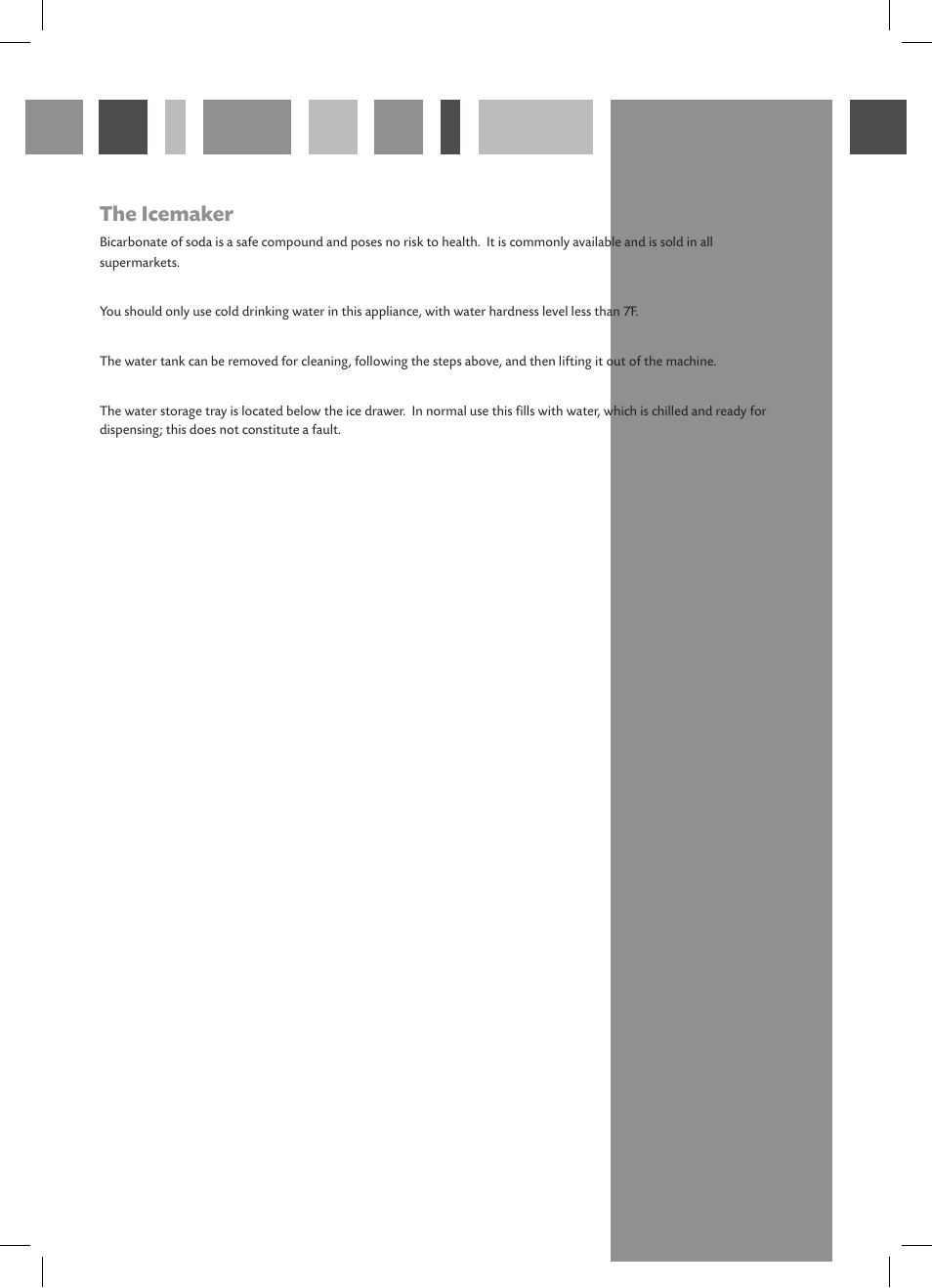 The icemaker | CDA FWV460 User Manual | Page 5 / 12