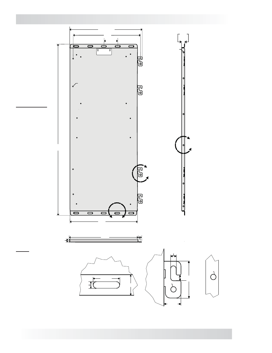 Figure 1, bp-s backplate dimensions | Magnum Energy Backplate Dual and Single BP-D User Manual | Page 2 / 4