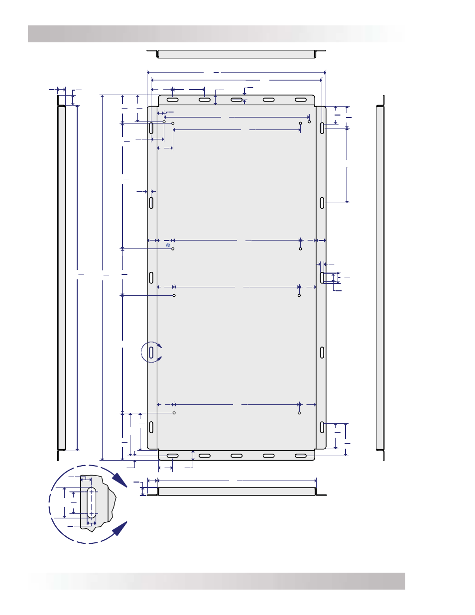 Bp-mmp instruction sheet, Figure 2, mmp backpanel dimensions | Magnum Energy Backplate MMP (BP-MMP) User Manual | Page 2 / 2