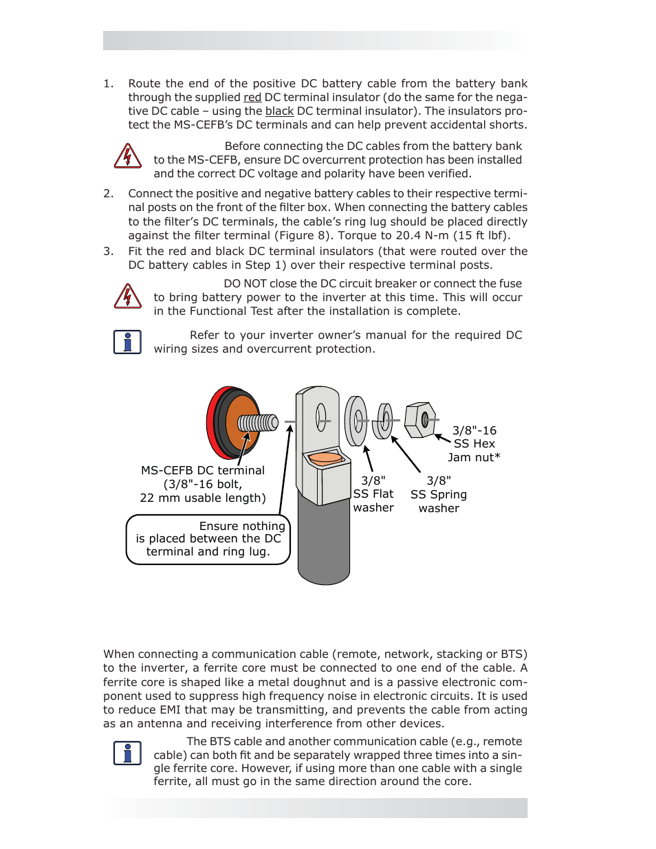 Installation | Magnum Energy Filter Box (MS-CEFB) User Manual | Page 10 / 12