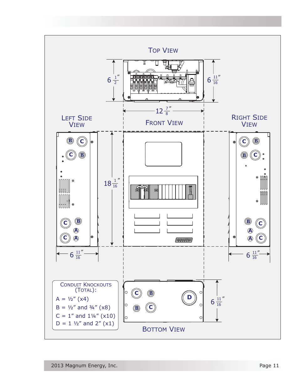 Magnum Energy Mini Magnum Panel (MMP Series) User Manual | Page 20 / 70