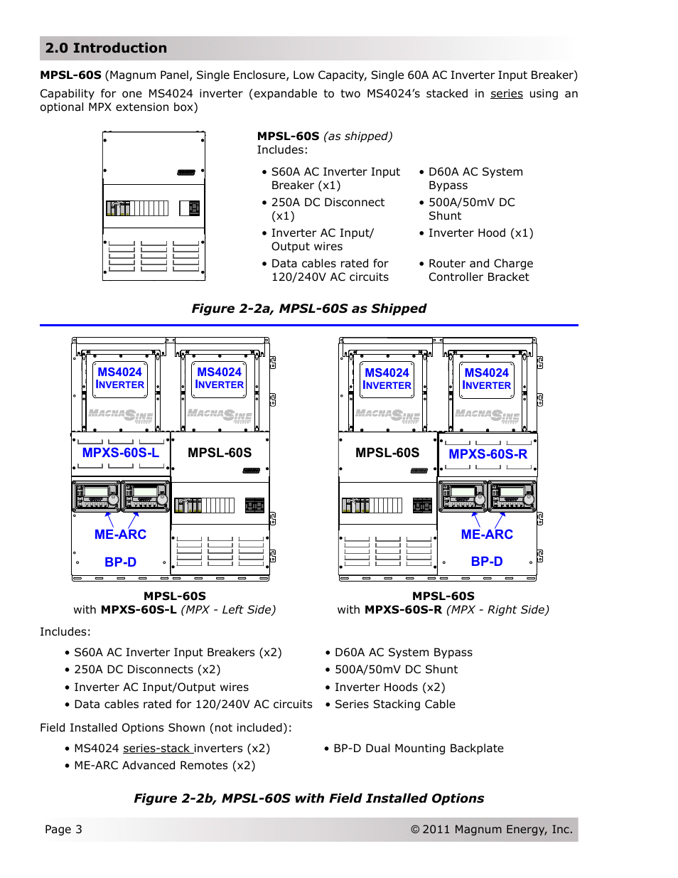 Mpsl-30d | Magnum Energy Magnum Panel (MP Series) User Manual | Page 10 / 120