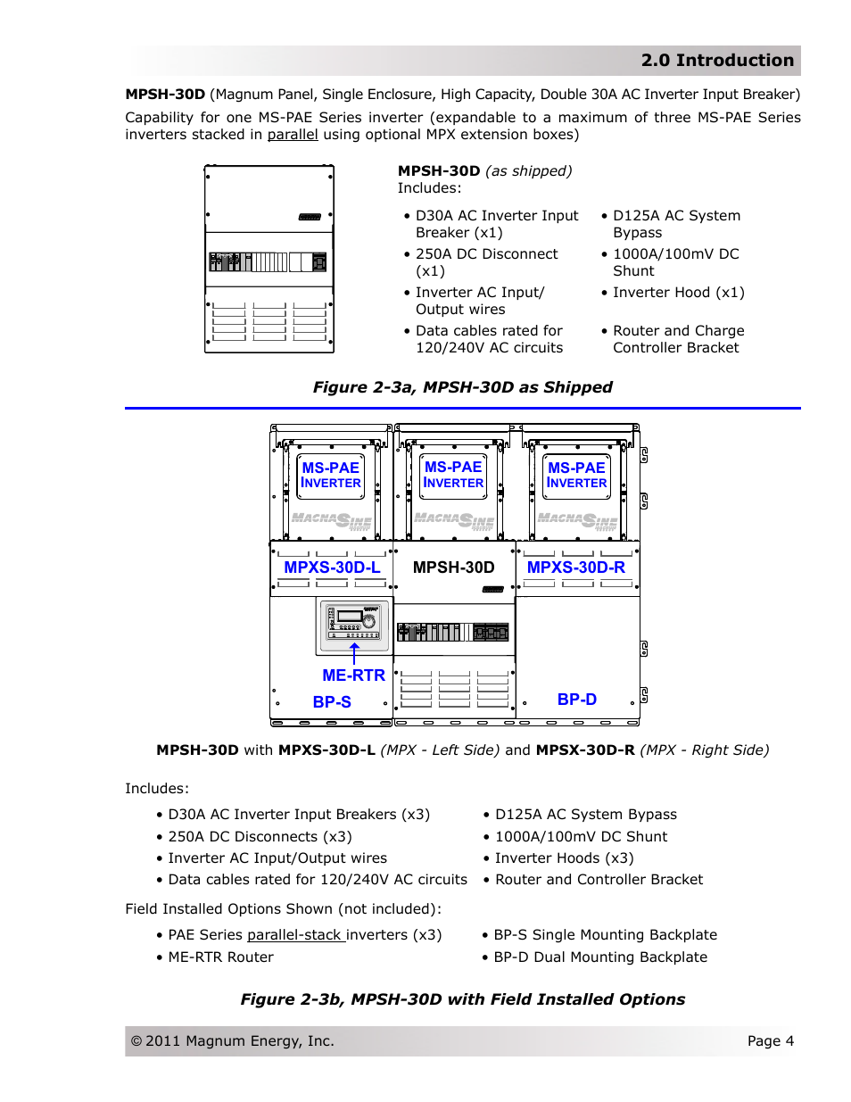 Magnum Energy Magnum Panel (MP Series) User Manual | Page 11 / 120