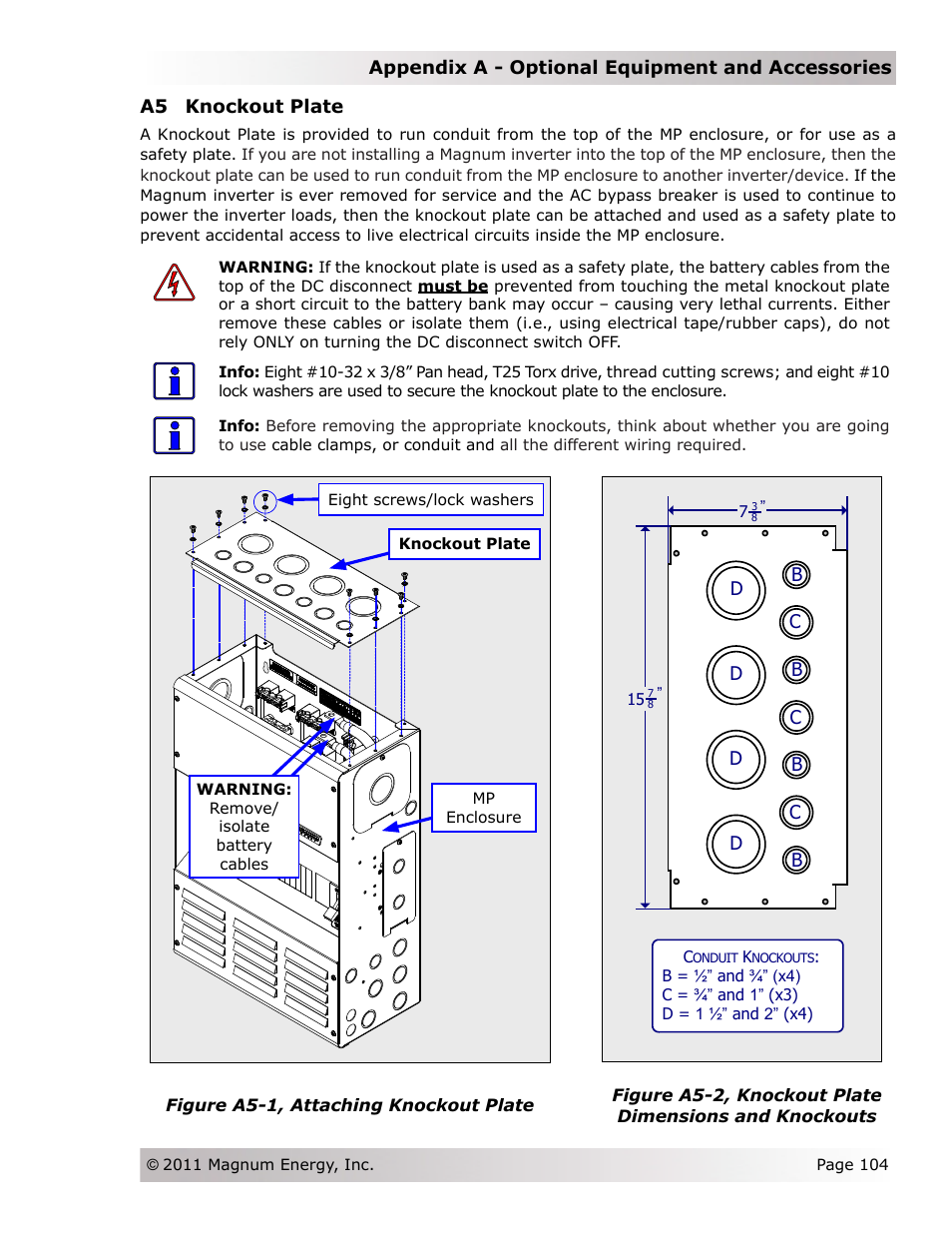 Magnum Energy Magnum Panel (MP Series) User Manual | Page 111 / 120