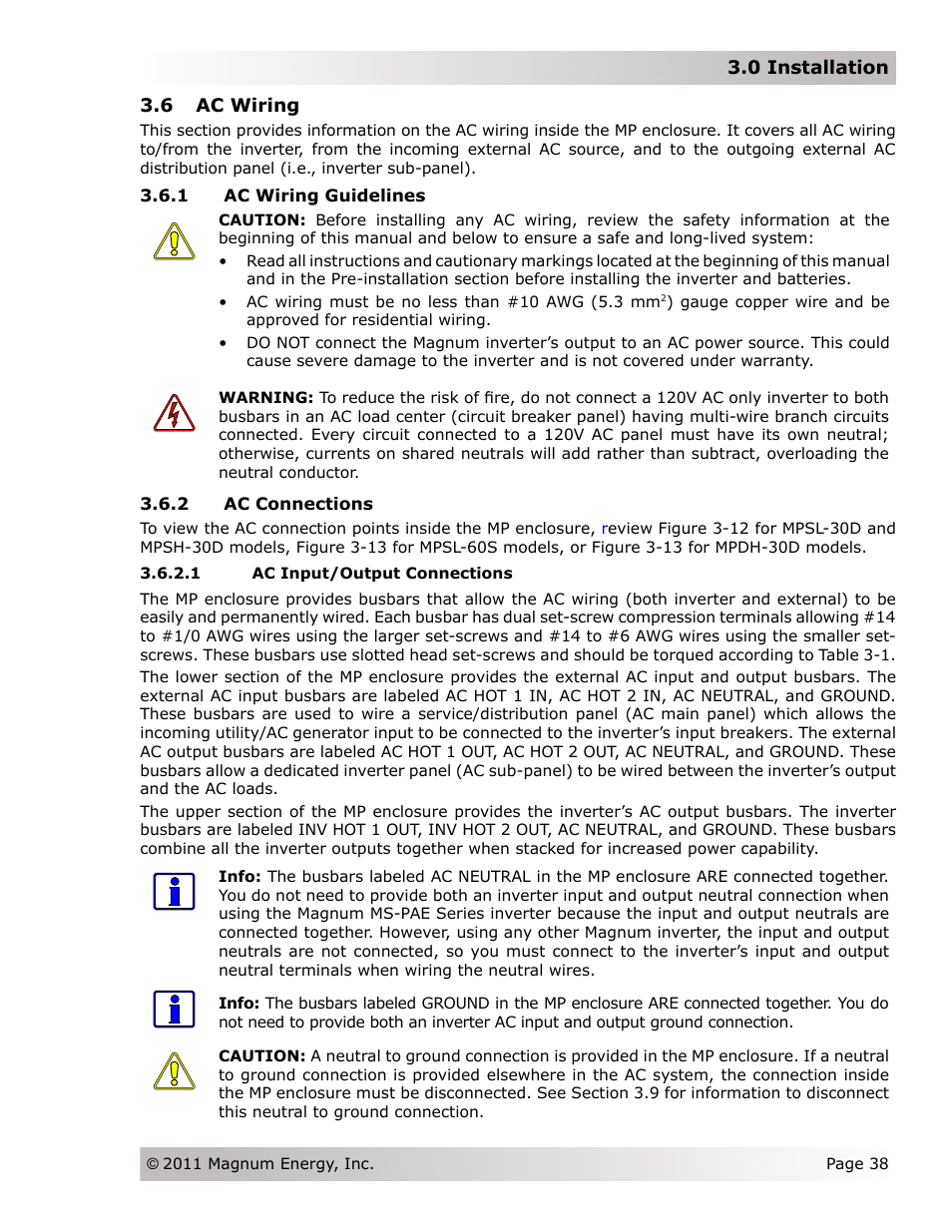 Magnum Energy Magnum Panel (MP Series) User Manual | Page 45 / 120