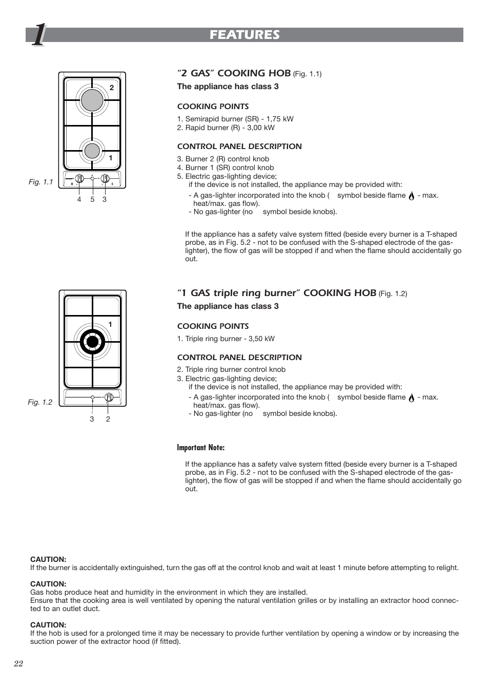 Features | CDA HCE340 User Manual | Page 3 / 21