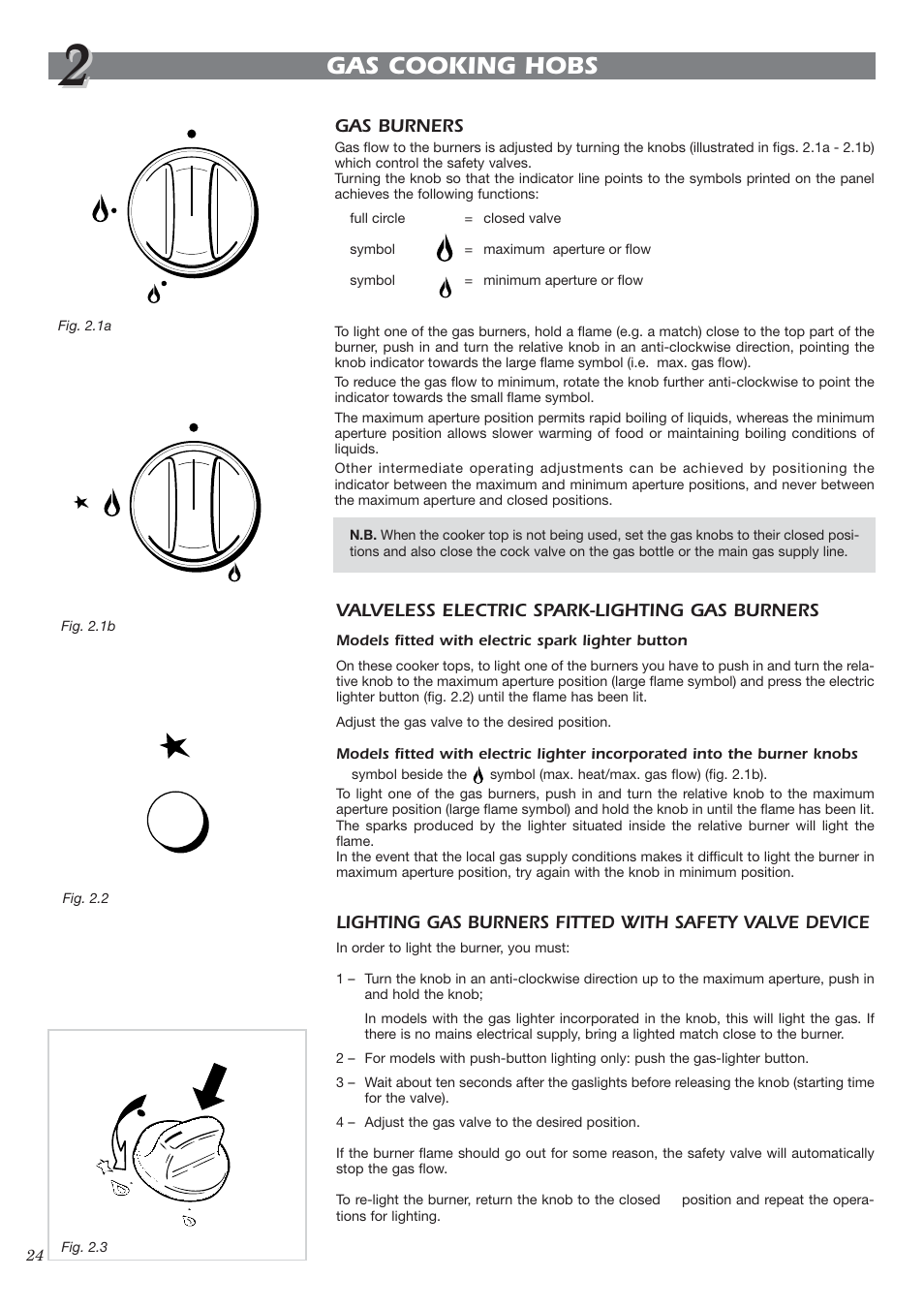 Gas cooking hobs | CDA HCE340 User Manual | Page 5 / 21