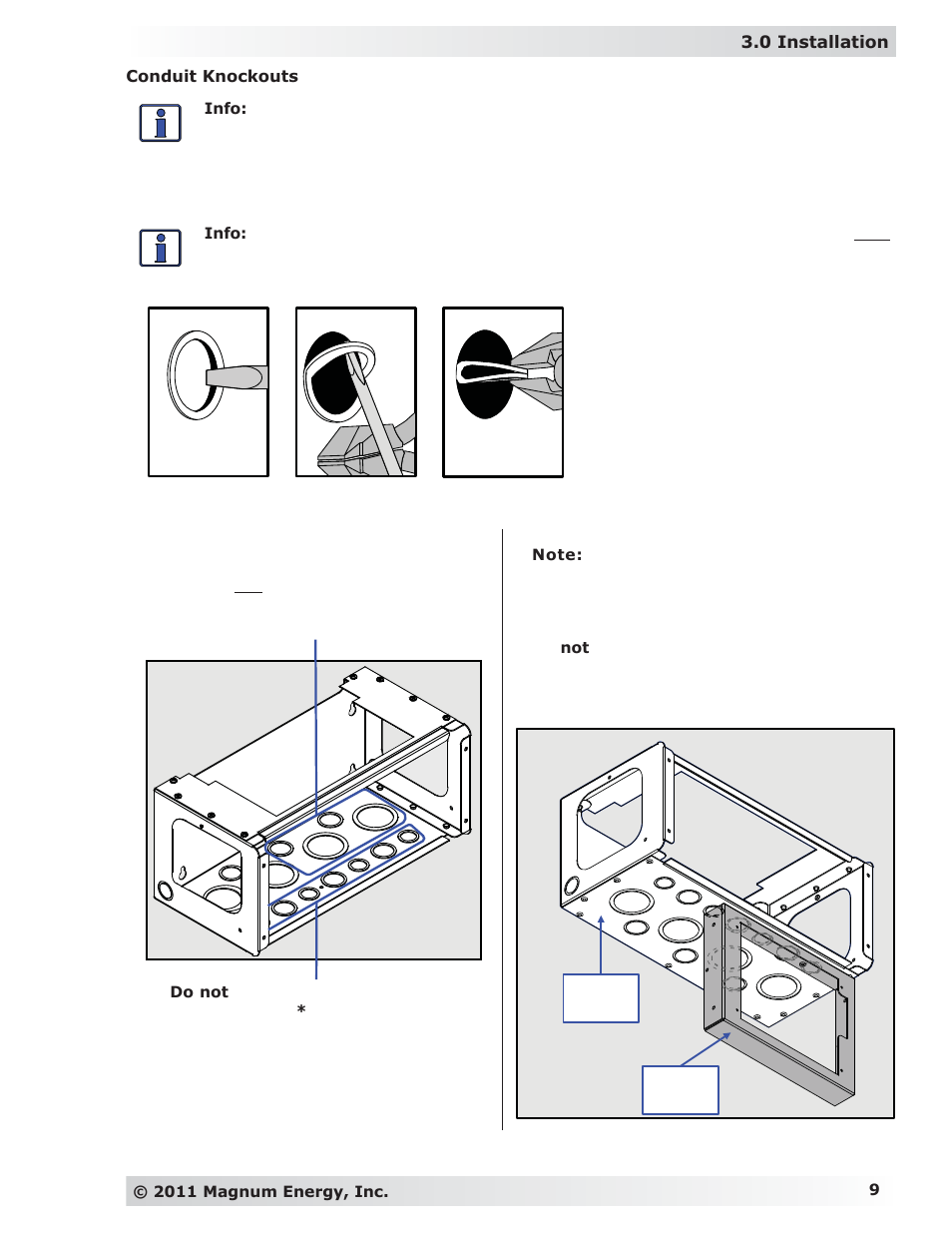 Magnum Energy MP Extension Box (MPX Series) User Manual | Page 13 / 63