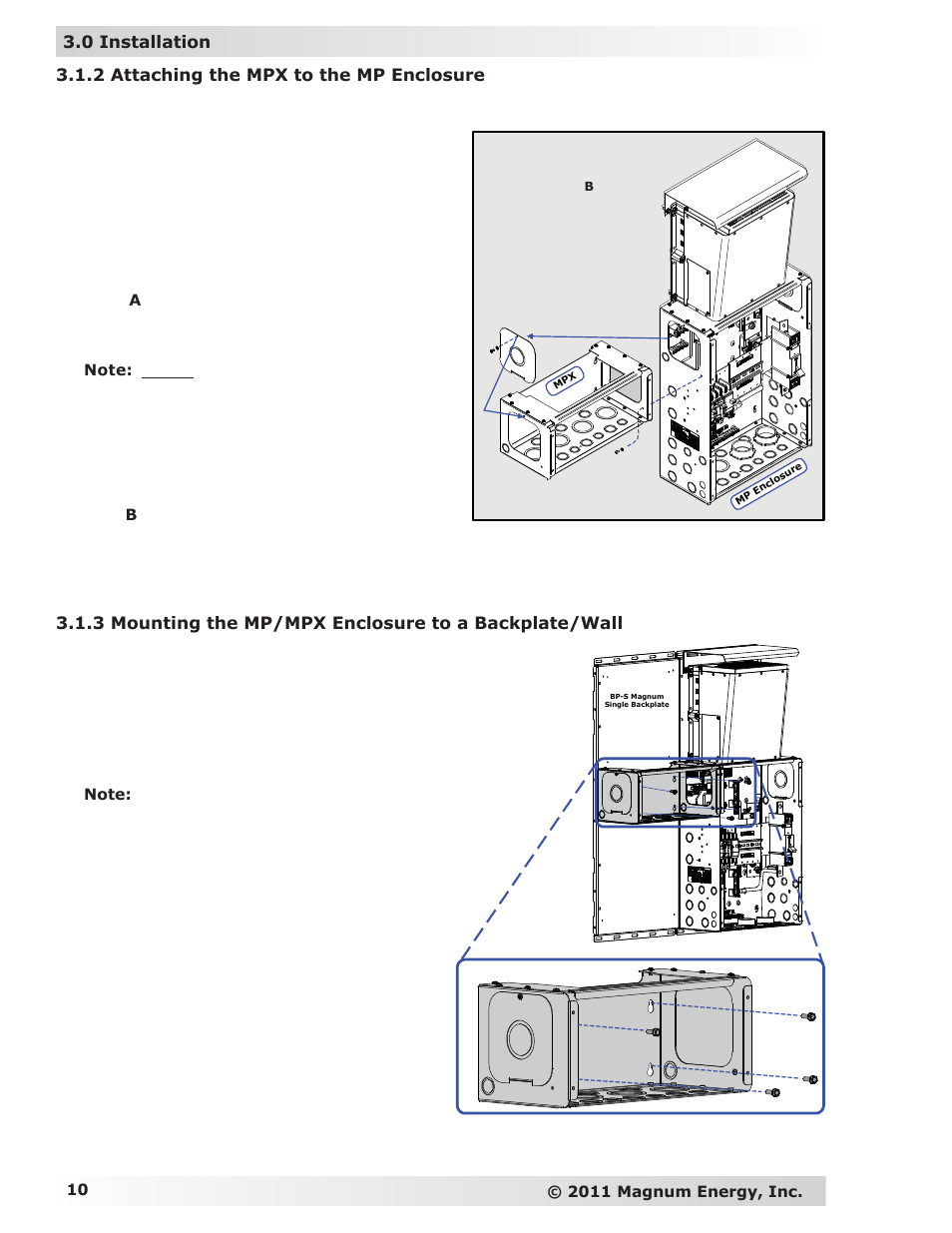 Magnum Energy MP Extension Box (MPX Series) User Manual | Page 14 / 63