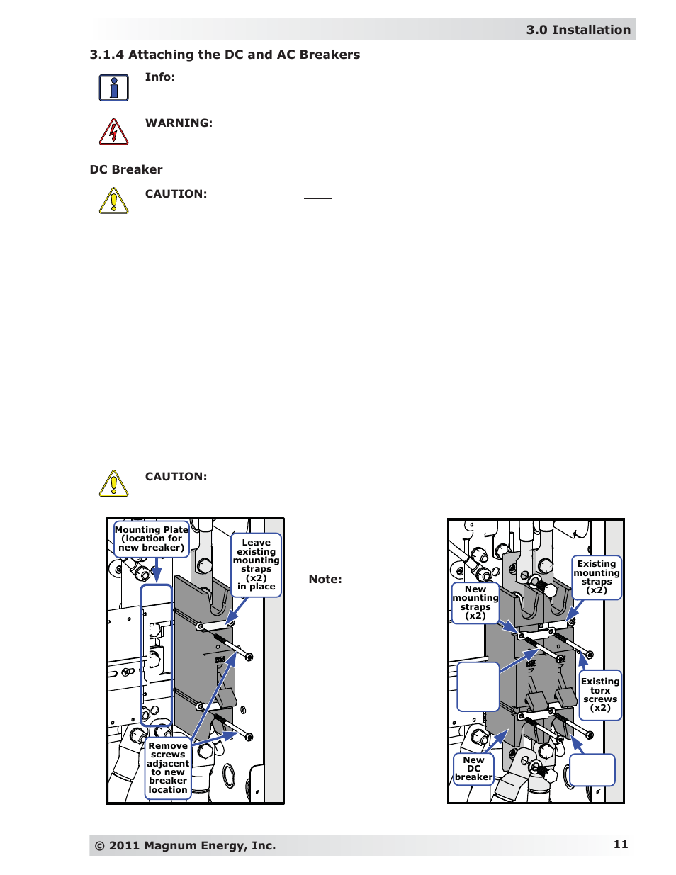Magnum Energy MP Extension Box (MPX Series) User Manual | Page 15 / 63