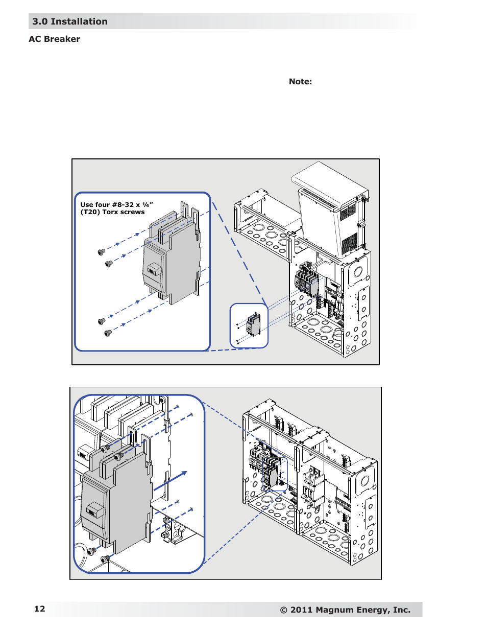 Magnum Energy MP Extension Box (MPX Series) User Manual | Page 16 / 63