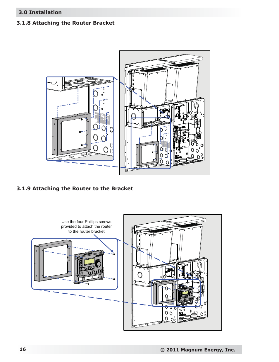 Magnum Energy MP Extension Box (MPX Series) User Manual | Page 20 / 63