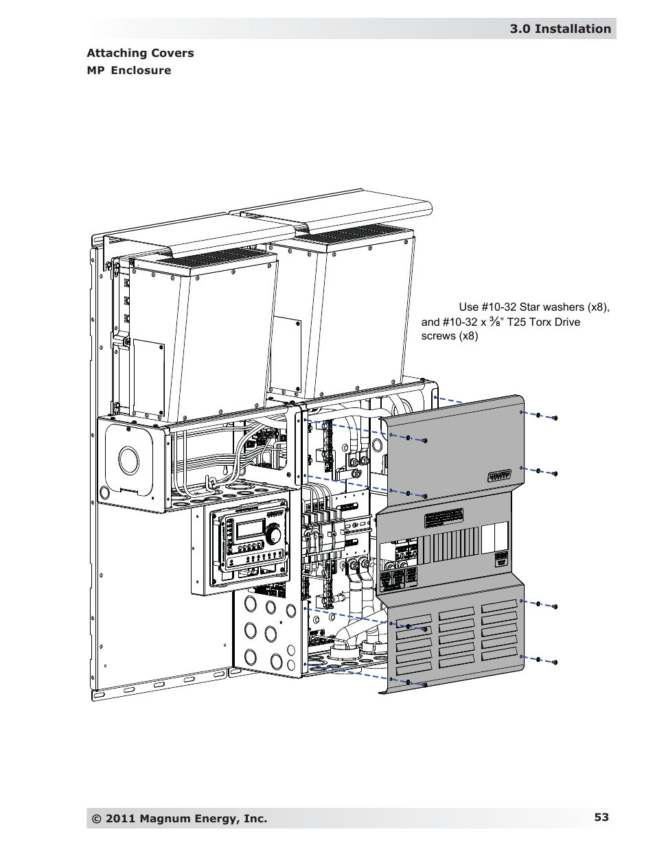 Magnum Energy MP Extension Box (MPX Series) User Manual | Page 57 / 63