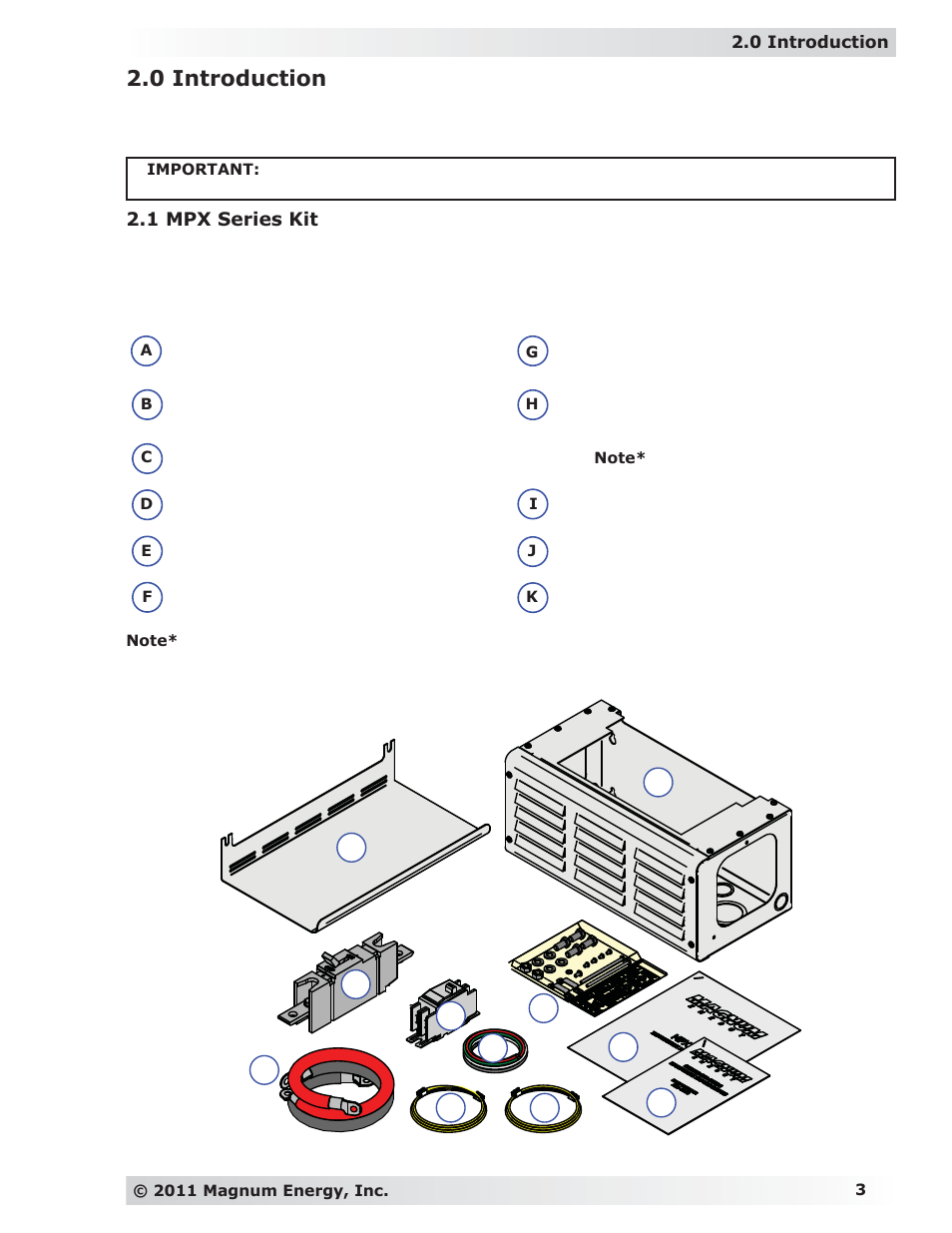0 introduction | Magnum Energy MP Extension Box (MPX Series) User Manual | Page 7 / 63