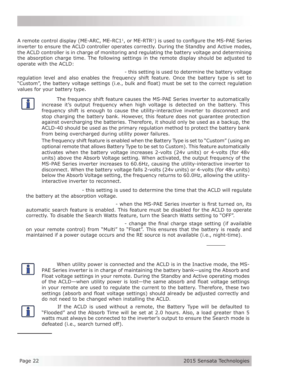 Magnum Energy AC Load Diversion Controller (ACLD-40) User Manual | Page 29 / 46