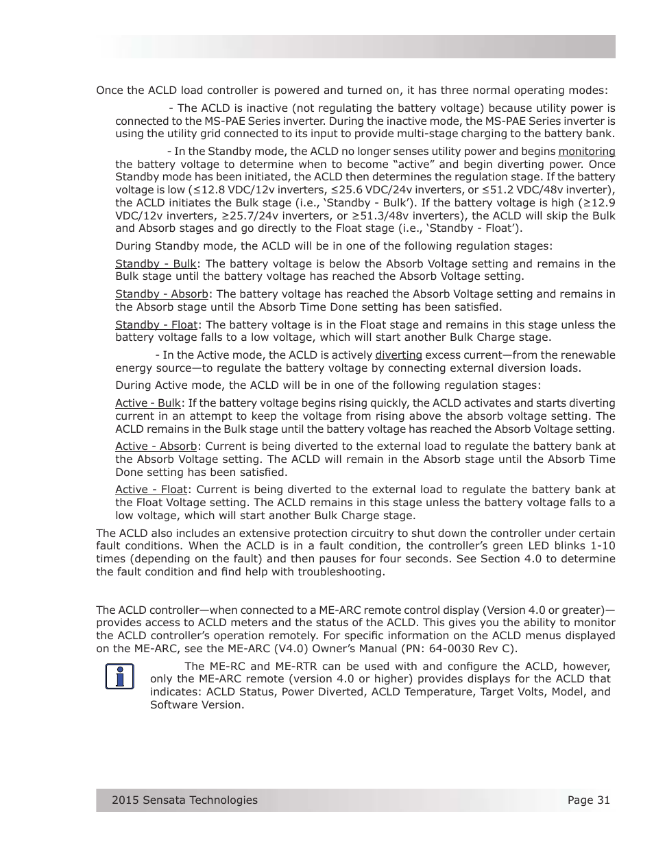 Magnum Energy AC Load Diversion Controller (ACLD-40) User Manual | Page 38 / 46