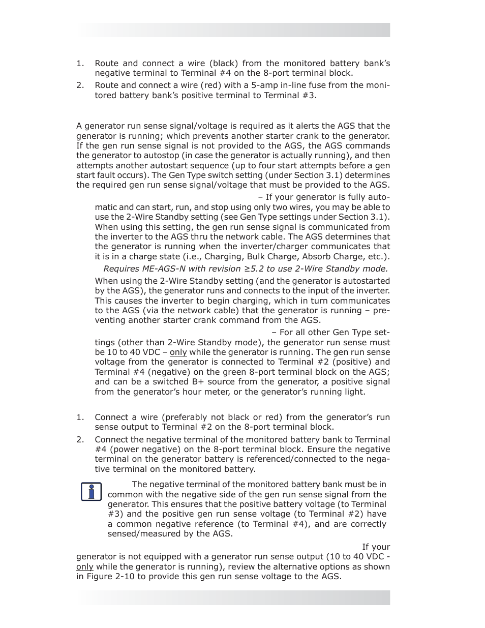 0 installation | Magnum Energy AGS Network (ME-AGS-N) User Manual | Page 17 / 103