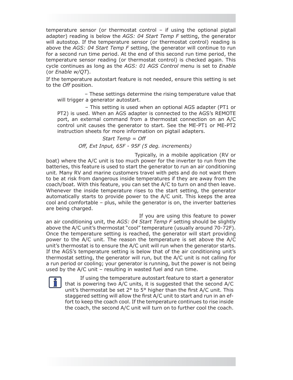 0 using the me-rc remote | Magnum Energy AGS Network (ME-AGS-N) User Manual | Page 37 / 103