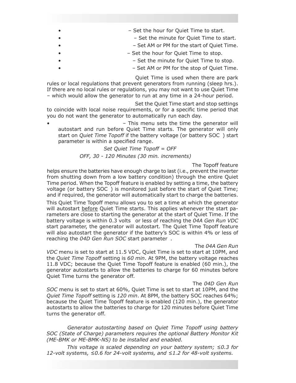 0 using the me-arc remote | Magnum Energy AGS Network (ME-AGS-N) User Manual | Page 55 / 103