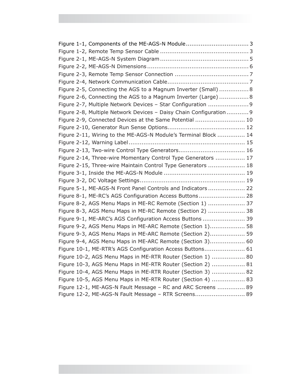 Magnum Energy AGS Network (ME-AGS-N) User Manual | Page 6 / 103