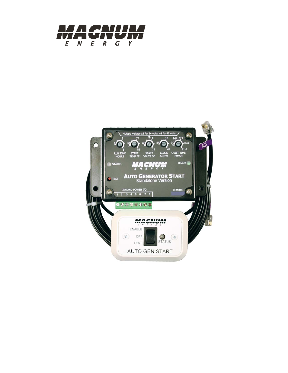 Magnum Energy AGS Stand Alone (ME-AGS-S) User Manual | 32 pages