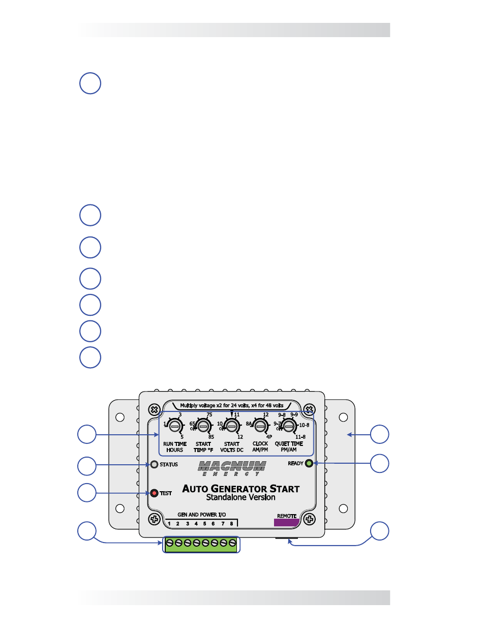 Magnum Energy AGS Stand Alone (ME-AGS-S) User Manual | Page 6 / 32