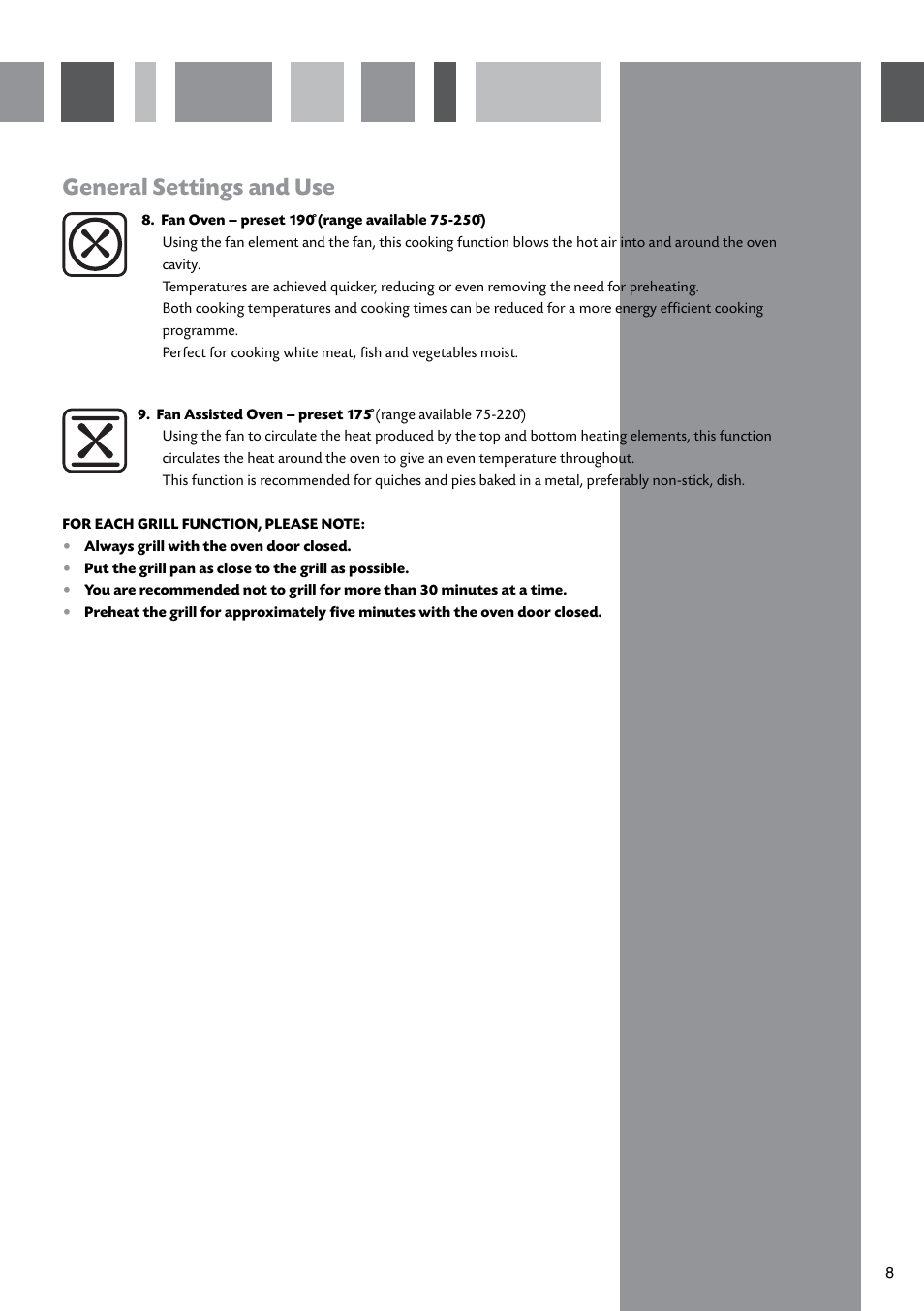 General settings and use | CDA SV430 User Manual | Page 9 / 16