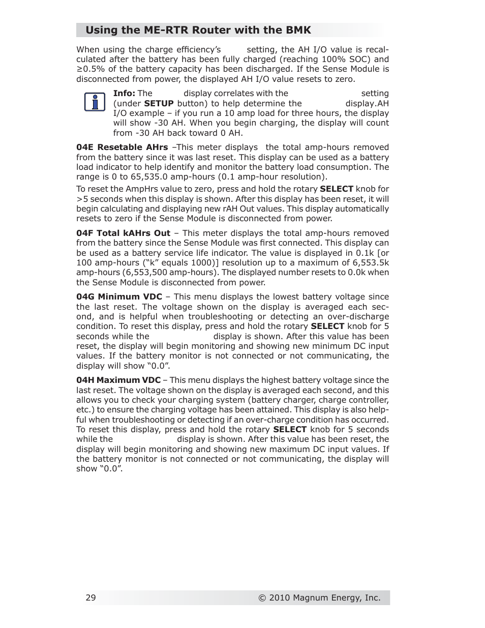 Using the me-rtr router with the bmk | Magnum Energy Battery Monitor Kit ME-BMK User Manual | Page 33 / 39