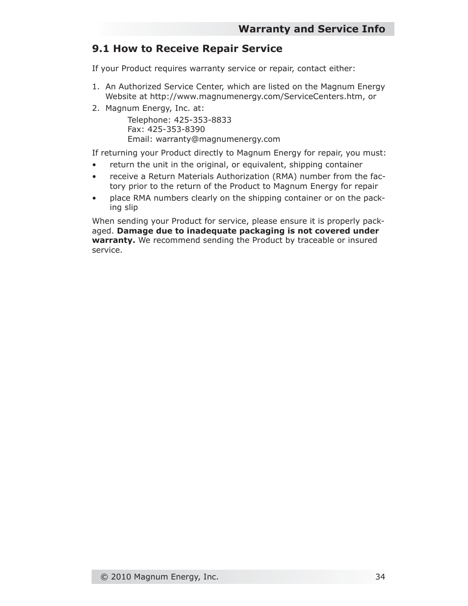 Magnum Energy Battery Monitor Kit ME-BMK User Manual | Page 38 / 39