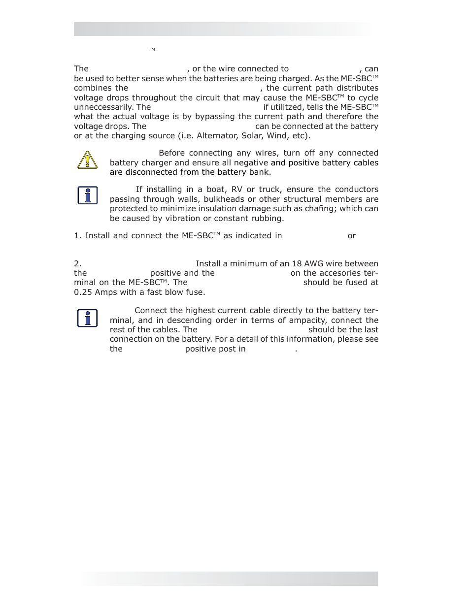Installation, 3 me-sbc, Wiring - remote volt sense | Magnum Energy Smart Battery Combiner (ME-SBC) User Manual | Page 12 / 20