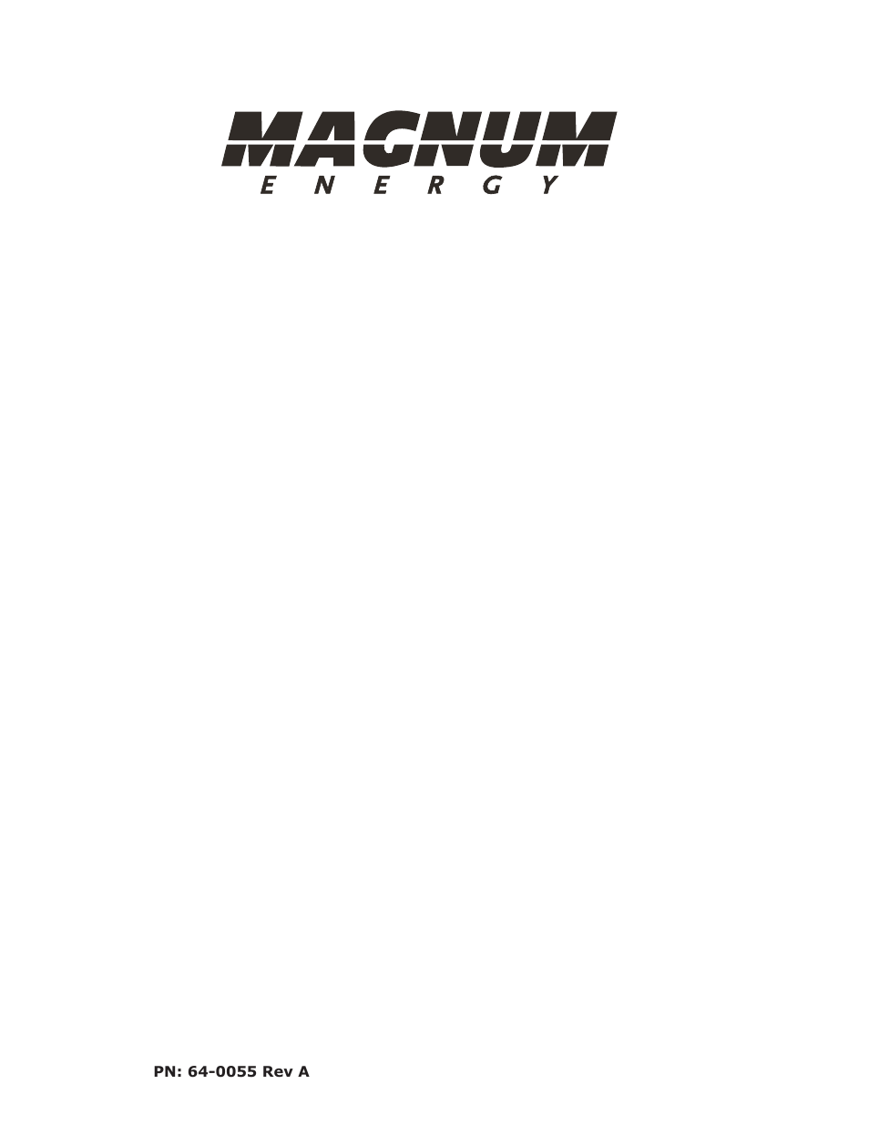 Magnum Energy ME-MW-E User Manual | Page 19 / 19