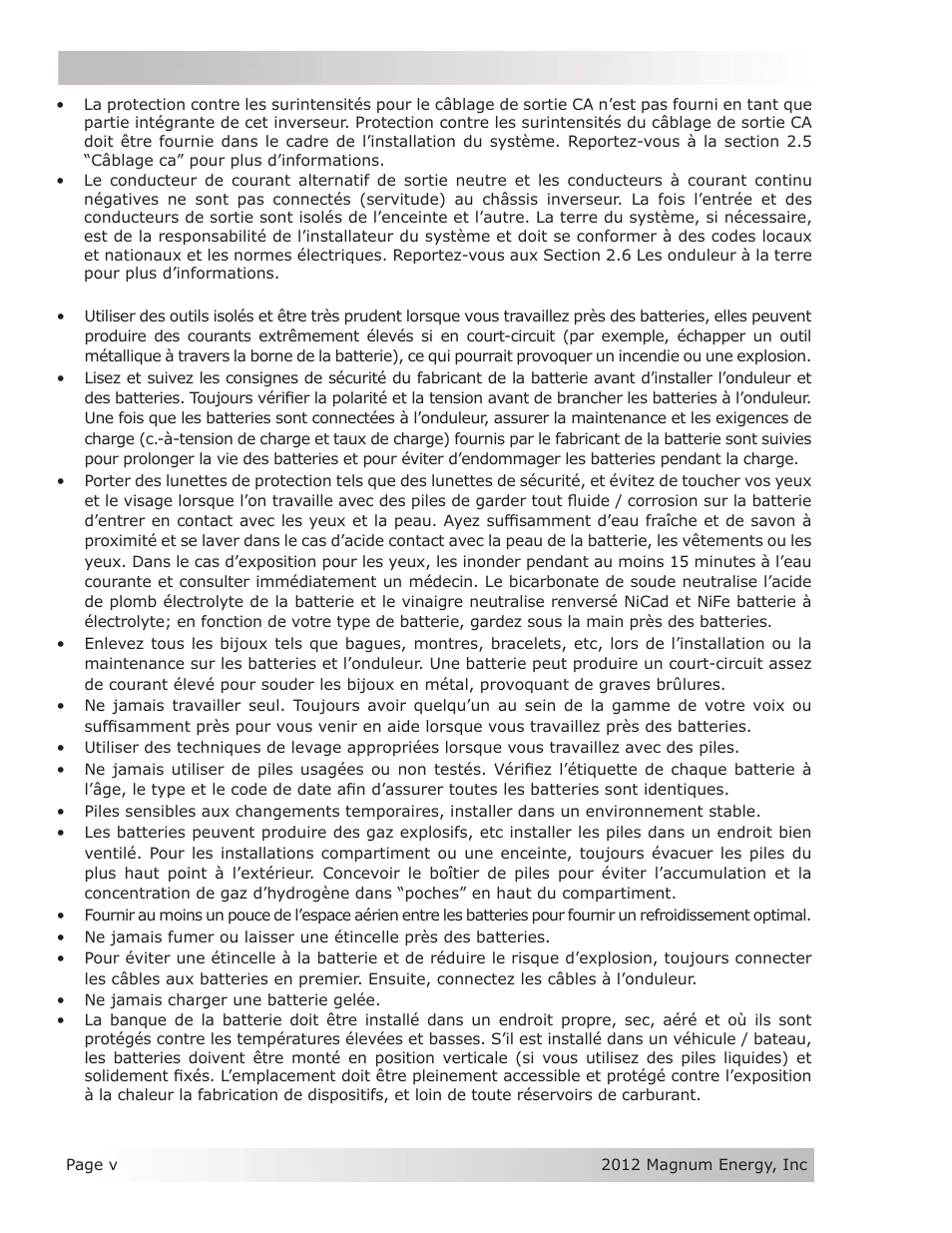 Magnum Energy ME Series User Manual | Page 6 / 68