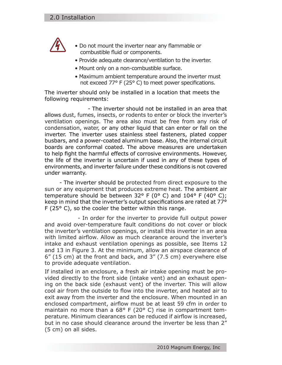 Magnum Energy MM-AE Series User Manual | Page 14 / 48