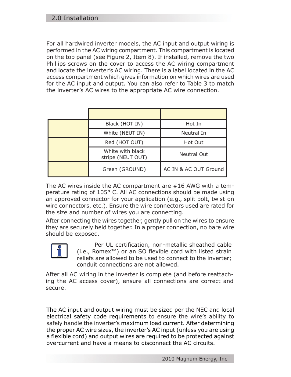 Magnum Energy MM-AE Series User Manual | Page 24 / 48