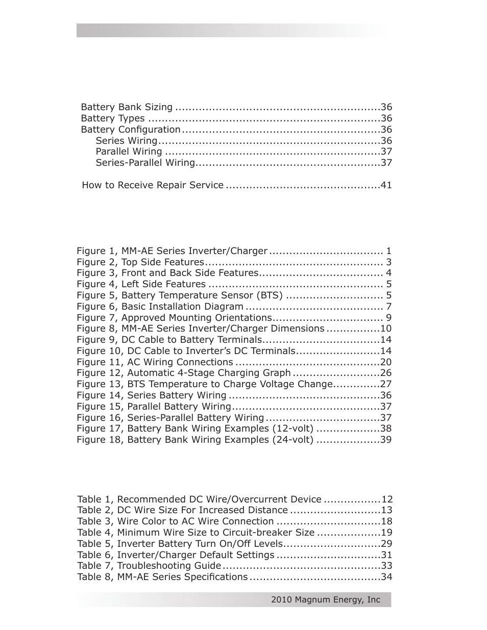 Magnum Energy MM-AE Series User Manual | Page 6 / 48