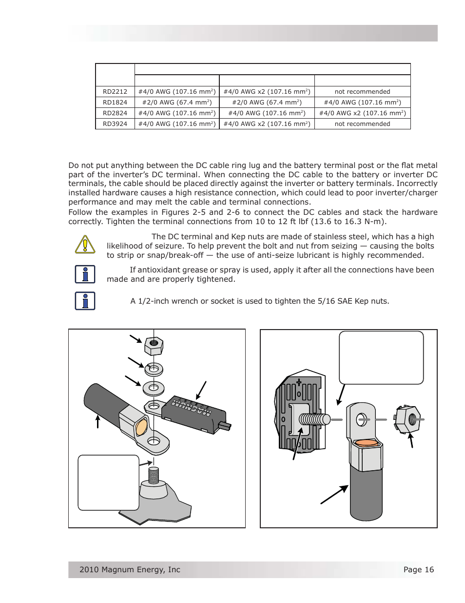 Installation | Magnum Energy RD Series User Manual | Page 22 / 58