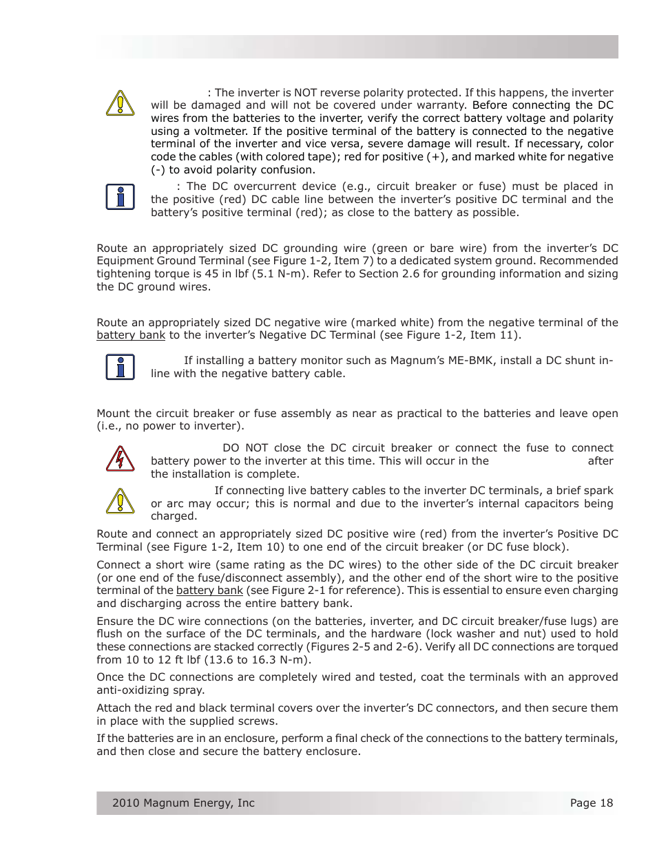 Magnum Energy RD Series User Manual | Page 24 / 58