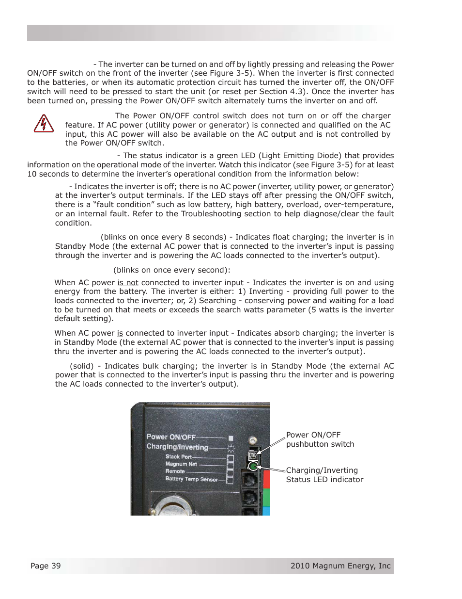 Magnum Energy RD Series User Manual | Page 45 / 58