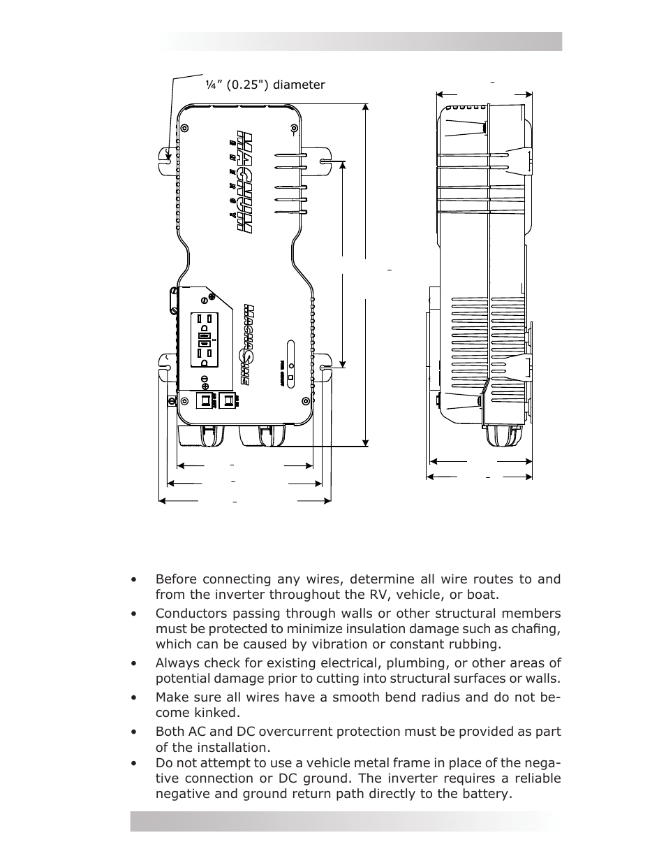 3 wiring guidelines, Installation | Magnum Energy MMS Series User Manual | Page 19 / 52