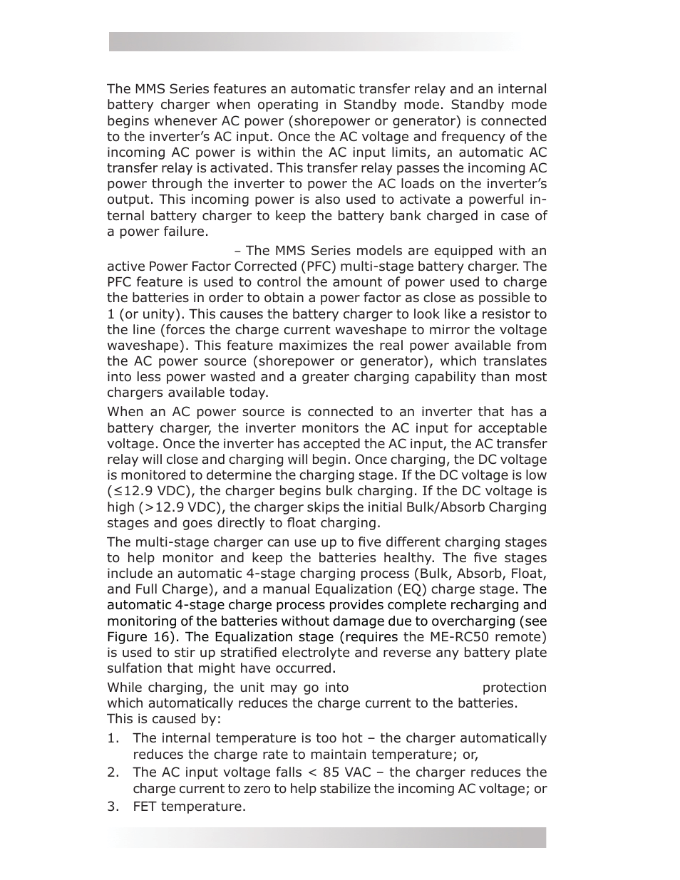 2 standby mode | Magnum Energy MMS Series User Manual | Page 34 / 52