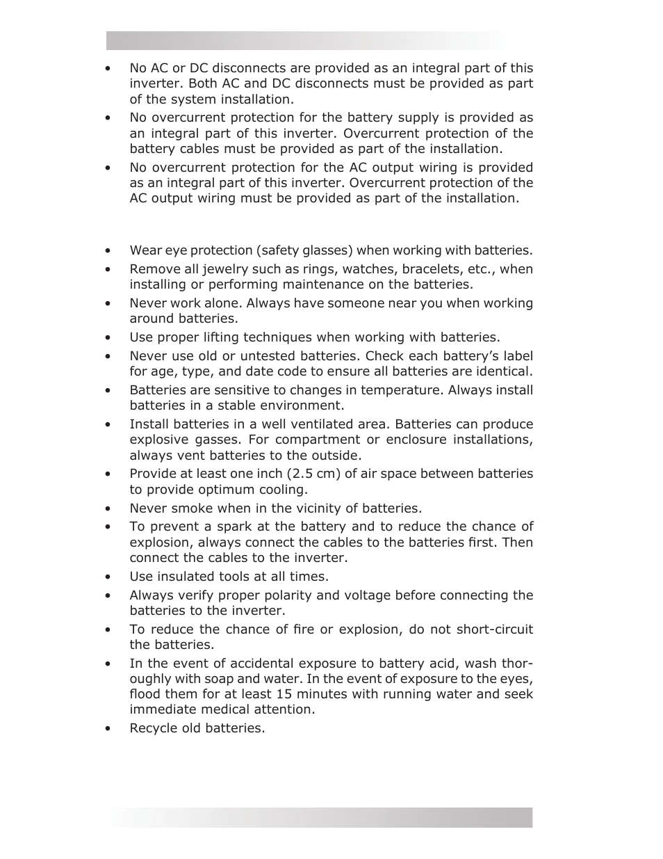 Important battery safety instructions, Save all instructions | Magnum Energy MMS Series User Manual | Page 4 / 52