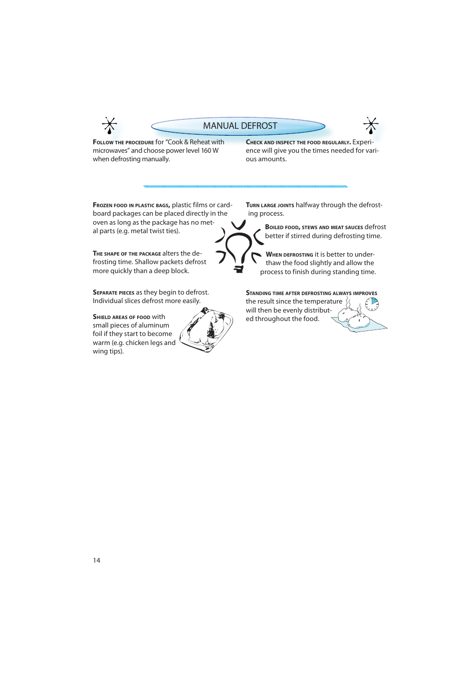 Manual defrost | CDA MV440 User Manual | Page 14 / 28