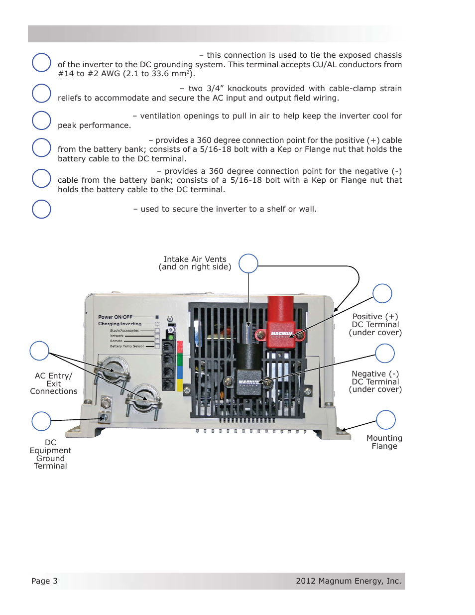 Magnum Energy MS Series User Manual | Page 12 / 76