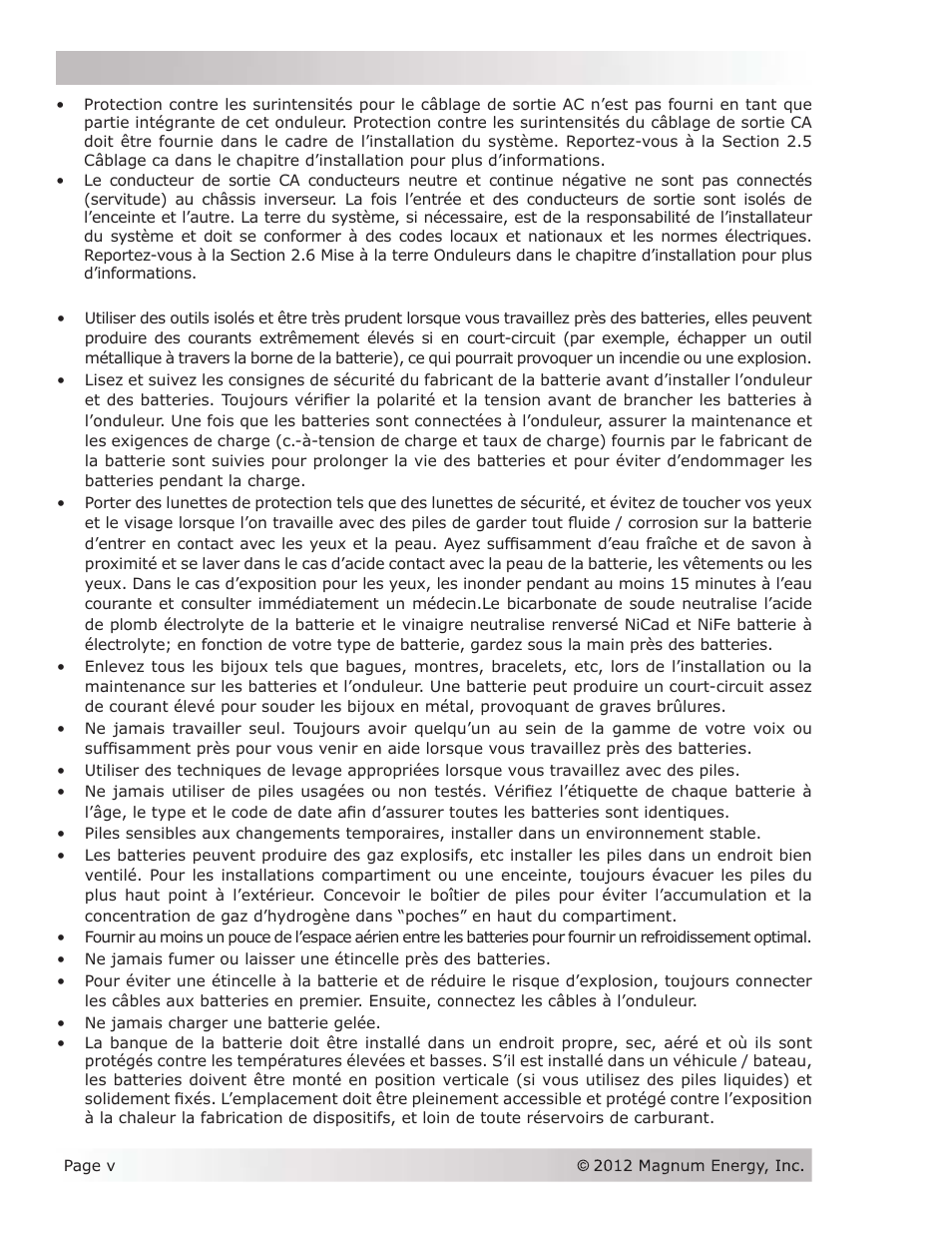 Magnum Energy MS Series User Manual | Page 6 / 76