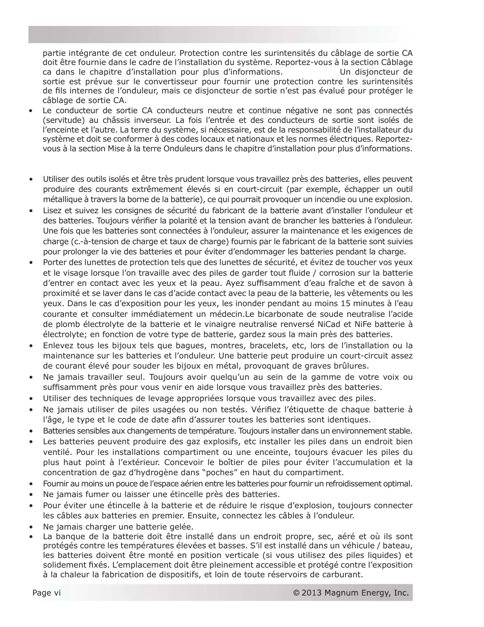 Magnum Energy MSH-M Series User Manual | Page 6 / 64