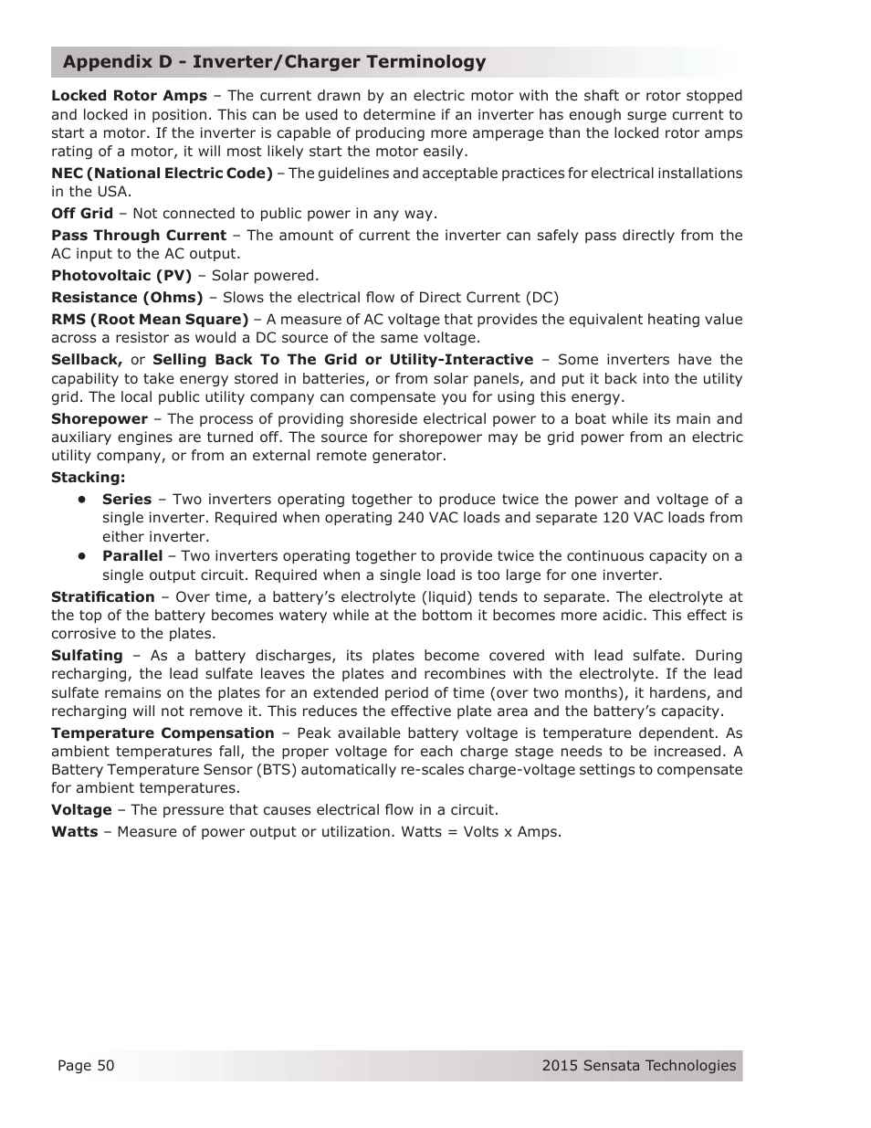 Magnum Energy ME-G Series User Manual | Page 59 / 62