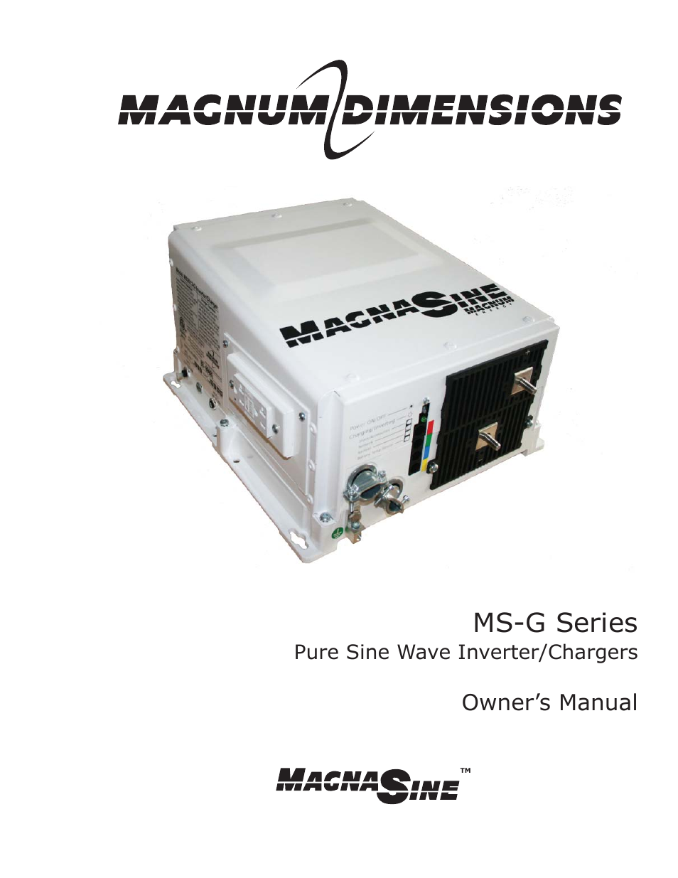 Magnum Energy MS-G Series User Manual | 74 pages