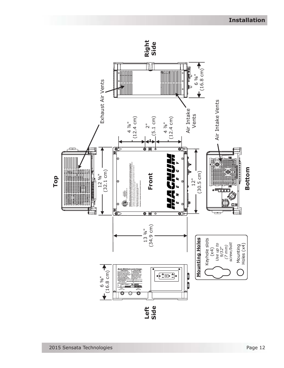 Installation | Magnum Energy MS-G Series User Manual | Page 20 / 74